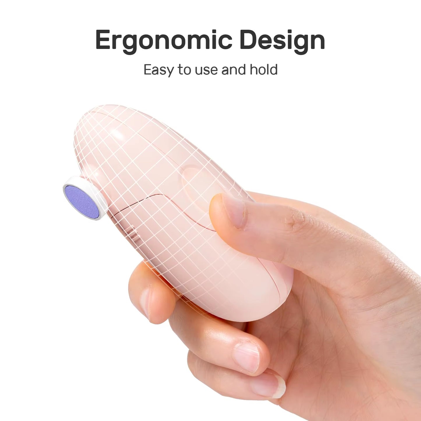 NCVI Portable Electric Baby Nail Trimmer Trim and Polish Set for Newborn Baby Toddler Kids Fingernails Care