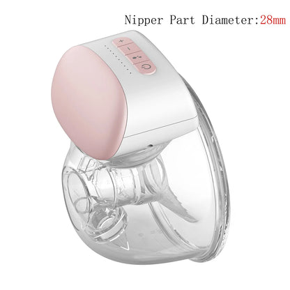 2/1Pcs BB-P1 Wearable Breast Pump Hands Free Electric Portable Wearable Breast Pumps Bpa-Free Breastfeeding Milk Collector