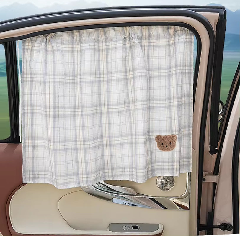 Universal Size Wholesale Car Side Window Sun Shade Privacy Curtain for Baby Car Cartoon Sunshade Protector Heat Blocker Cover