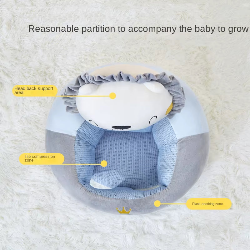 Multifunctional Foldable Cotton Baby Learning Chair Newborn Anti-Fall Protective Safety Seat Pillow and Sofa