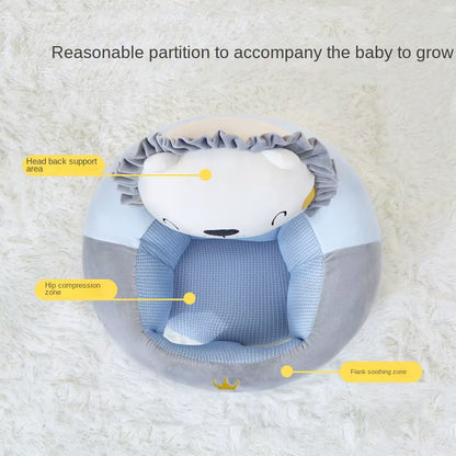 Multifunctional Foldable Cotton Baby Learning Chair Newborn Anti-Fall Protective Safety Seat Pillow and Sofa