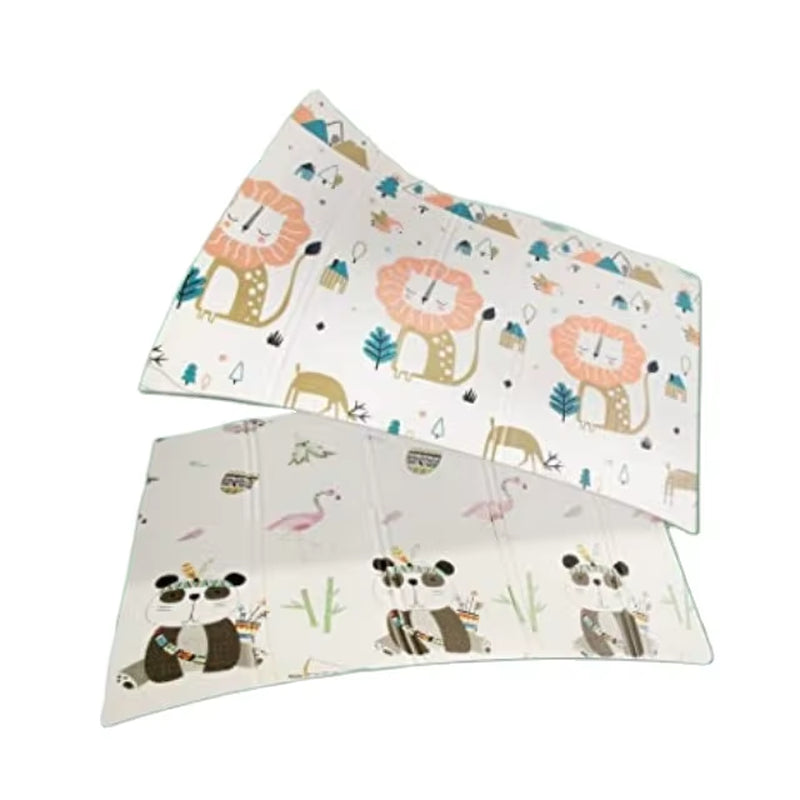 Foldable & Reversable Large Waterproof Foam Baby Activity Tummy Time Foam XPE Mat Baby Play Mat