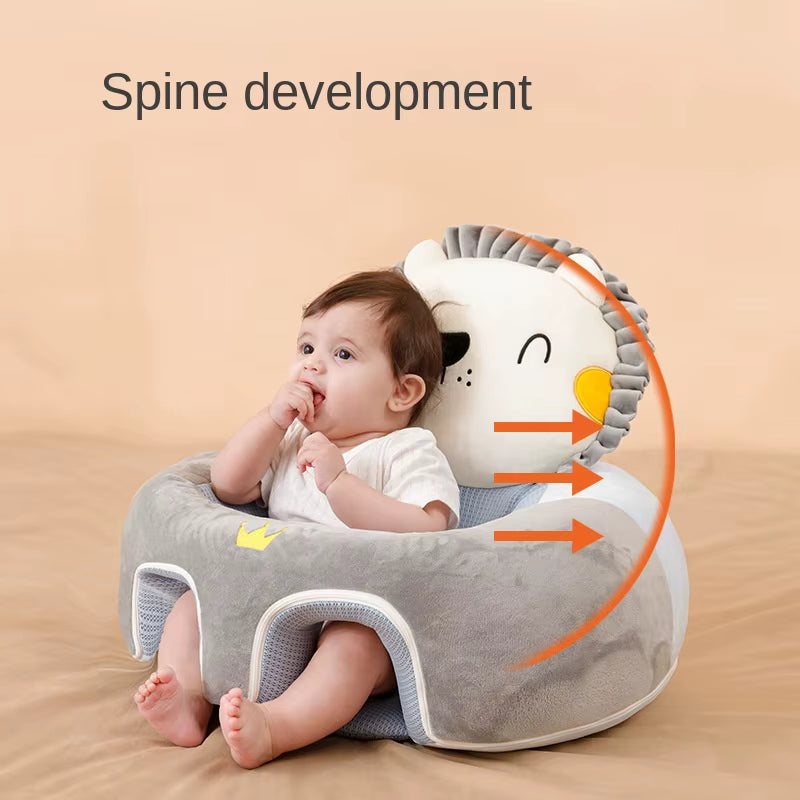 Multifunctional Foldable Cotton Baby Learning Chair Newborn Anti-Fall Protective Safety Seat Pillow and Sofa