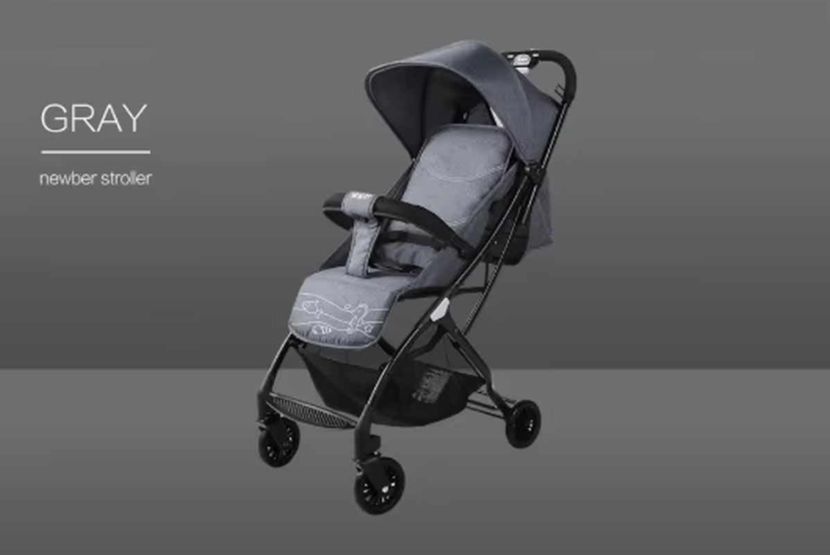 Stroller Baby 4 in 1 S1 Can Sit and Lie down Portable High Landscape Baby Walking Stroller Pull Bar Folding Baby Stroller