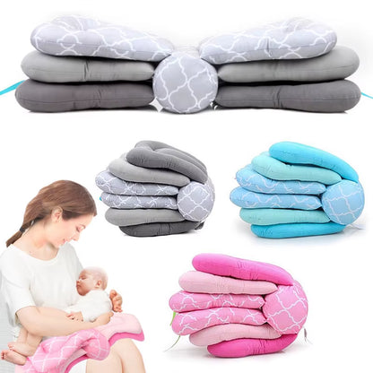 Hot Breastfeeding Baby Pillows Baby Feeding Pillow Adjustable Cushion Multi-Function Newborn Feeding Artifact Anti-Spitting Milk