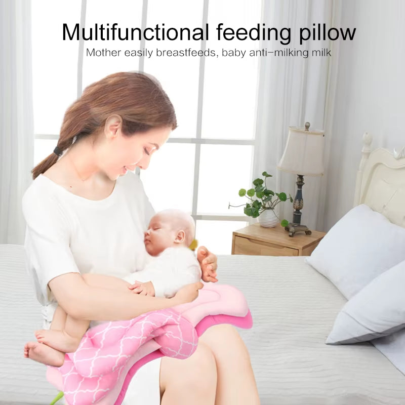 Hot Breastfeeding Baby Pillows Baby Feeding Pillow Adjustable Cushion Multi-Function Newborn Feeding Artifact Anti-Spitting Milk