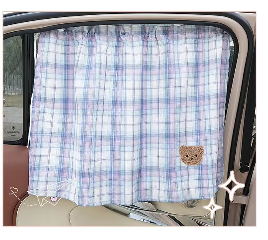 Universal Size Wholesale Car Side Window Sun Shade Privacy Curtain for Baby Car Cartoon Sunshade Protector Heat Blocker Cover