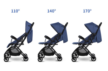 Stroller Baby 4 in 1 S1 Can Sit and Lie down Portable High Landscape Baby Walking Stroller Pull Bar Folding Baby Stroller