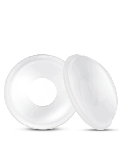 2Pcs Breast Milk Collector Silicone Baby Breast Pump Saver Collector Anti-Leakage Milk Reusable Protect Sore Nipples BPA FREE