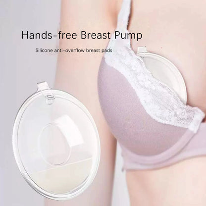 2Pcs Breast Milk Collector Silicone Baby Breast Pump Saver Collector Anti-Leakage Milk Reusable Protect Sore Nipples BPA FREE