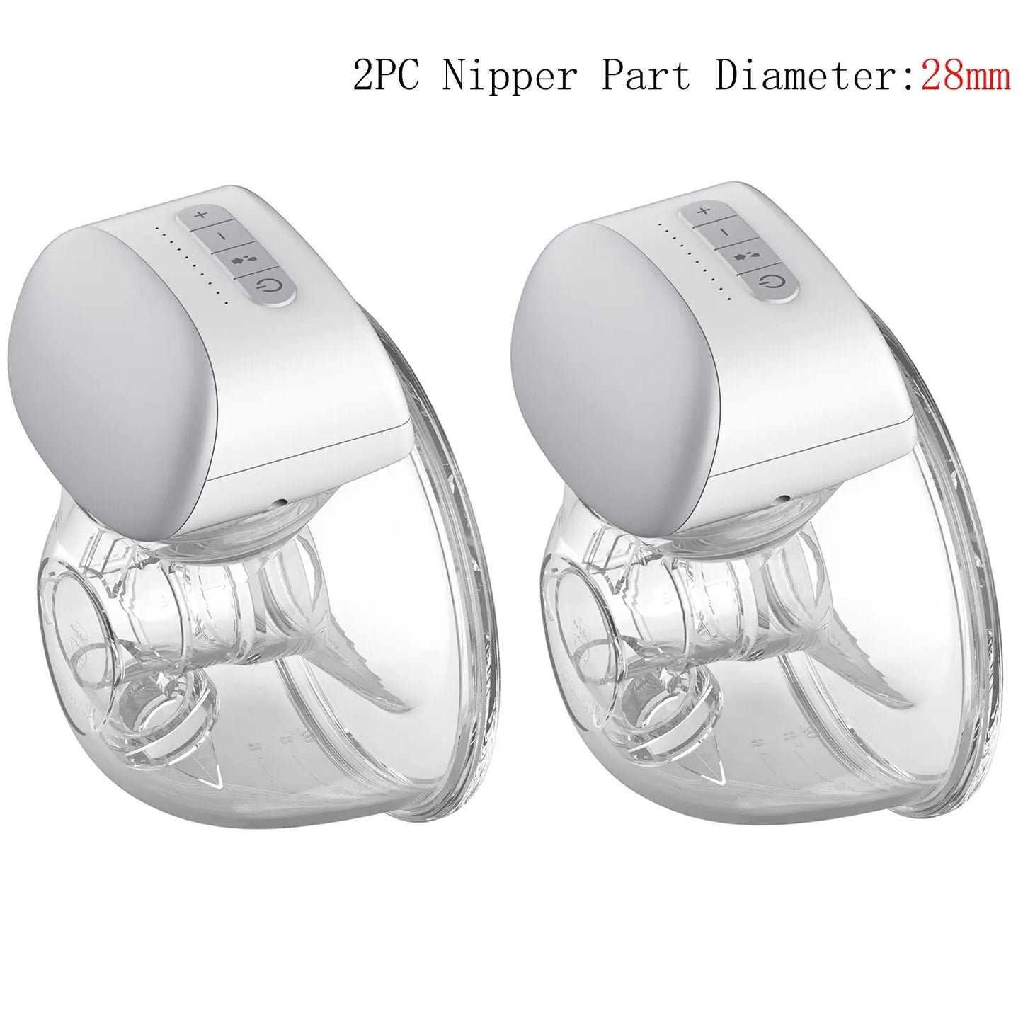 2/1Pcs BB-P1 Wearable Breast Pump Hands Free Electric Portable Wearable Breast Pumps Bpa-Free Breastfeeding Milk Collector