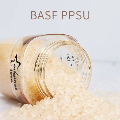 Hot Sell Product BPA Free PPSU anti Colic Care Drink Milk Bottle Wide Neck Square Feeding Nursing Baby Bottle