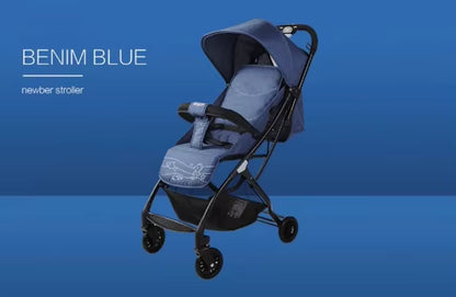 Stroller Baby 4 in 1 S1 Can Sit and Lie down Portable High Landscape Baby Walking Stroller Pull Bar Folding Baby Stroller