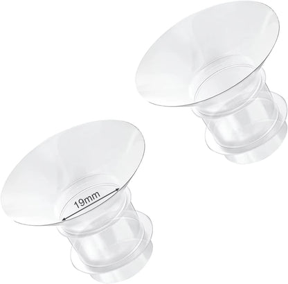 5 Size Breast Milk Pump Flange Inserts Breast Shield Converter Practical Breast Pump Replacement 13Mm 15Mm 17Mm 19Mm 21Mm