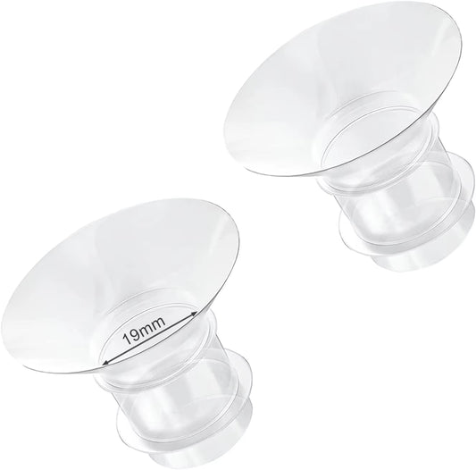 5 Size Breast Milk Pump Flange Inserts Breast Shield Converter Practical Breast Pump Replacement 13Mm 15Mm 17Mm 19Mm 21Mm