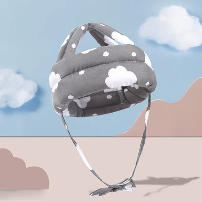 New Arrivals Soft Cotton Adjustable Baby Safety Helmet Washable Toddlers Walking Anti-Fall Anti-Collision Head Protection Cap