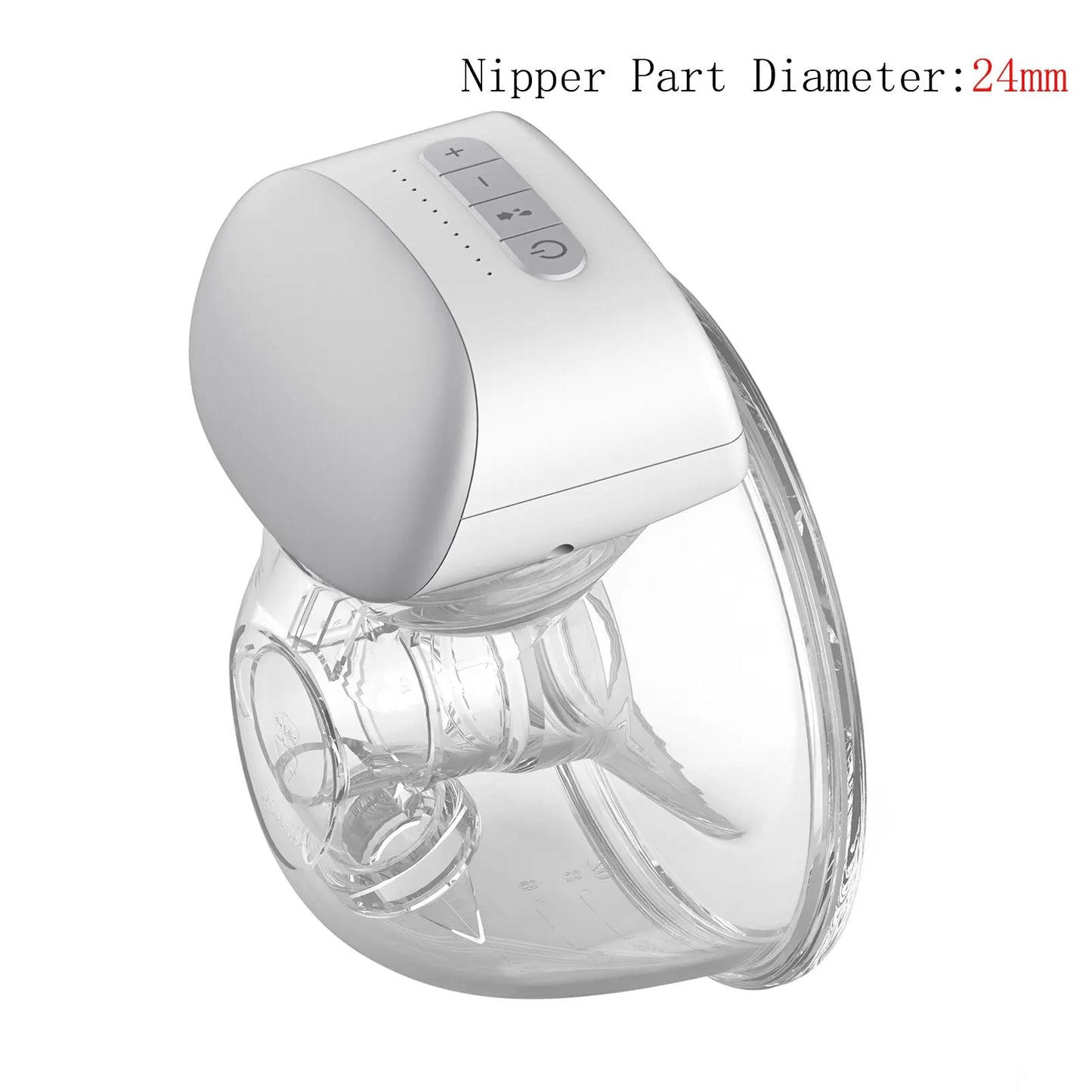 2/1Pcs BB-P1 Wearable Breast Pump Hands Free Electric Portable Wearable Breast Pumps Bpa-Free Breastfeeding Milk Collector