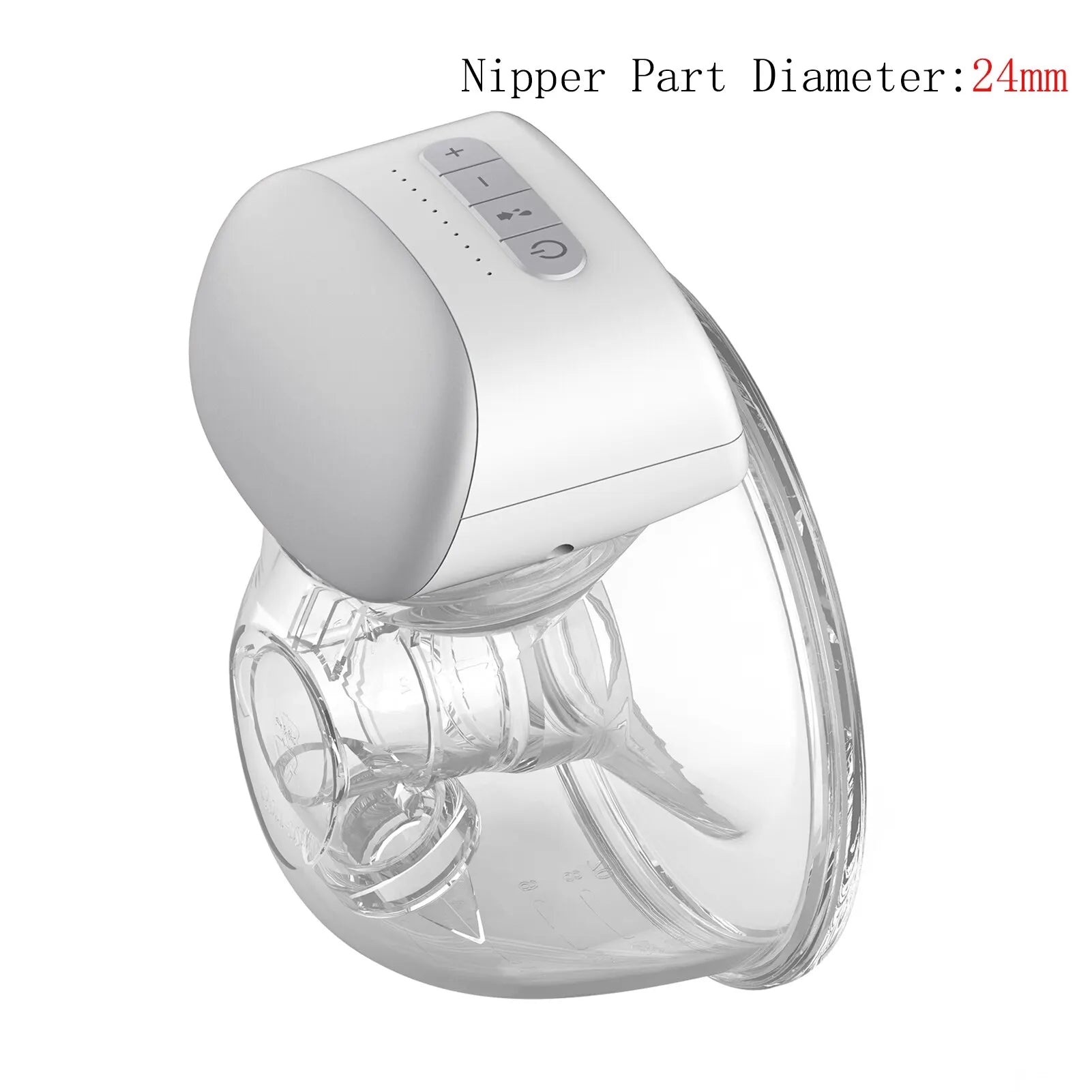 2/1Pcs BB-P1 Wearable Breast Pump Hands Free Electric Portable Wearable Breast Pumps Bpa-Free Breastfeeding Milk Collector