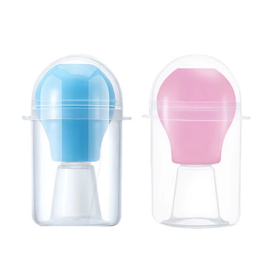 Blue Inverted Nipple Corrector Manual Nipple Massage Pump Efficient Nipple Puller