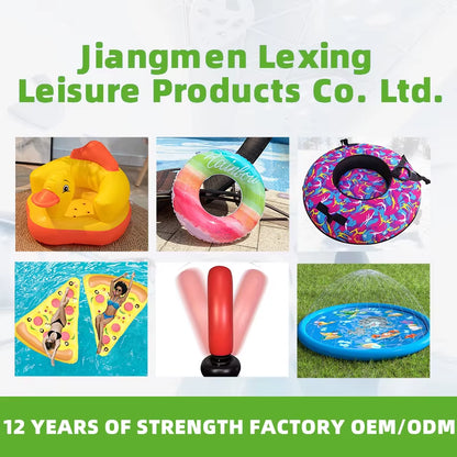 Durable Thickened PVC Cute Baby Learning Chair Inflatable Seat by Lexing for Daily Use